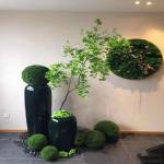 Buxusbol, kunstdia 30 cm, buxusbol, vorm snede, decoratieve ballen van de groene, kunsttopiariesartificial topiary bal, vormsnijbal voor de voordeur