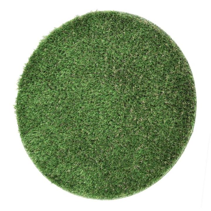 2st Schachtdeckel Dekoration Rasen Esstisch Matten Gefälschte Grasmatte Platzdeckchen Kunstrasen Esstischdekoration Gefälschter Grasteppich Tischset Plastik Green