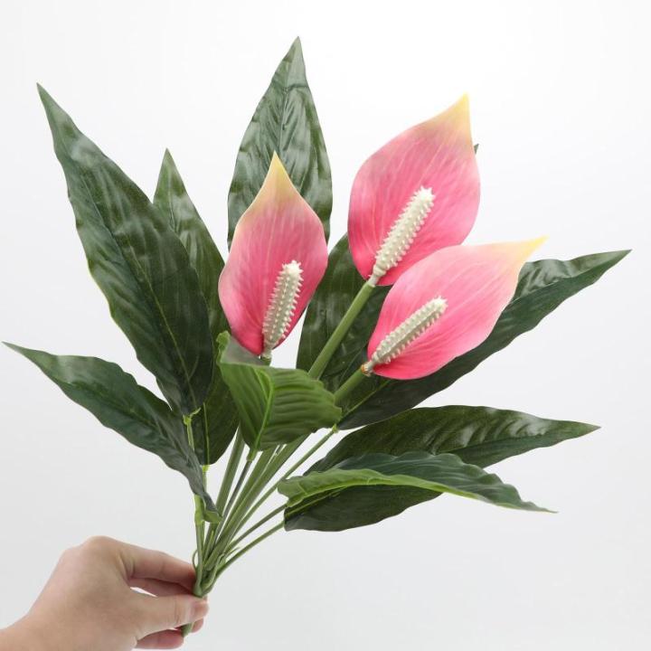 Deko Blumen Künstlich 6 Stück Künstliche Balkonpflanzen Unechte Blume Dekoration Innen Draussen Pflanzen UV Beständig Pflanzgefäß Dekoration für Haus Garten 1512