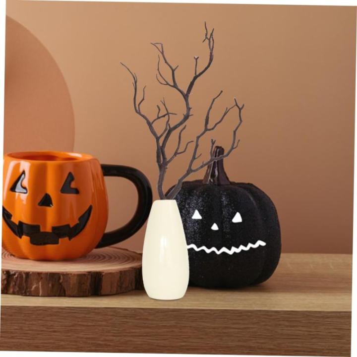 2St Halloween-Dekoration Äste künstliche Baumstäbe künstliche Rankenstiele künstliche Süße Halloween Dekoration Pflanzen Links DIY Bastelzweige DIY-Zweige für Blumenarrange