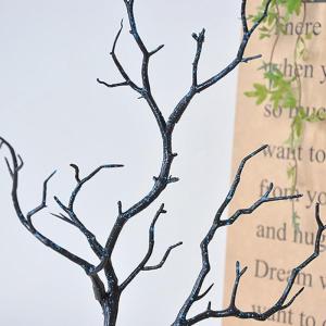 4 Stück Dried Tree Branches Artificial Antler Branch, Simulated Plastic Coral Branch, Plant Twigs Plastic Dry Branches, for Decoration for Christmas Party Various Festivals Home H