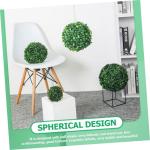 2 Sätze Blumenarrangement Topiary Sphäre Formen Ständer Für Blumenkugeln Kugelkäfig Aus Buchsbaum Topiary-käfig Blumen Für Käfig Rund Topiary Kugelrahmen Green Plastik 4 St