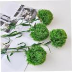 2St künstliche Pflanzenballverzierung Kunstpflanze Büro künstliche Pflanzen künstliche Pflanzenkugel zimmerpflanzen Pflanzen dekor künstliche Pflanzen drinnen Weich-PVC Green