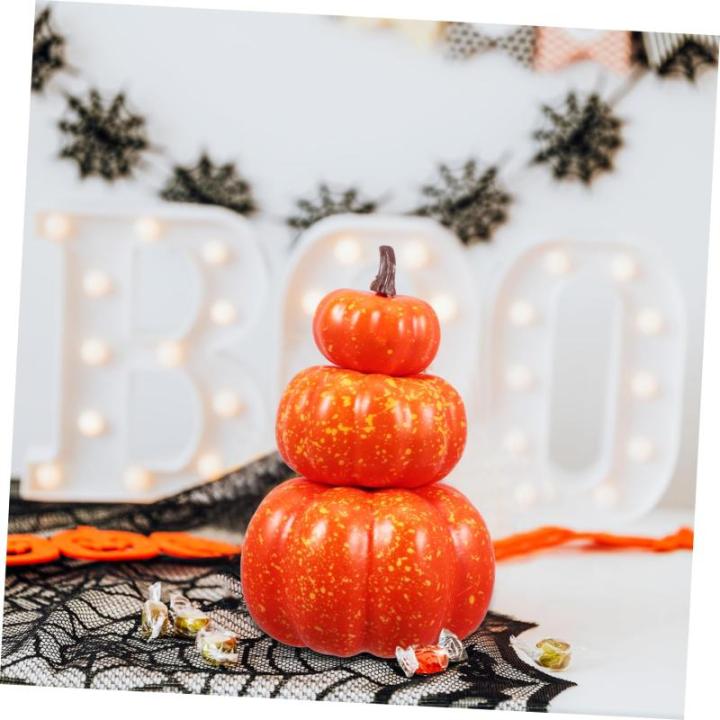 Schaumkürbis Kürbisse Im Herbst Ernten Simuliertes Kürbismodell Halloween-kürbis-Ornamente Simulationskürbis Schaumstoff-kürbis-Ornament Kürbis Fallen Erntedekor Kürbiskern