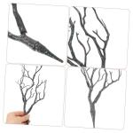 Kunstmatige tak Manzanita-takken, natuurlijke zwarte takken, Halloween, vaas, bruiloftsdecoraties, tafelbloemenboeket, hartstuk, takken, knutselen, tak, boom, olietak, plastic boom