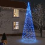 LED-Weihnachtsbaum mit Erdnägeln Tannenbaum Lichterbaum Weihnachtsdeko Beleuchtung Außen Beleuchtet Lichterkette Blau 3000 LEDs 800 cm