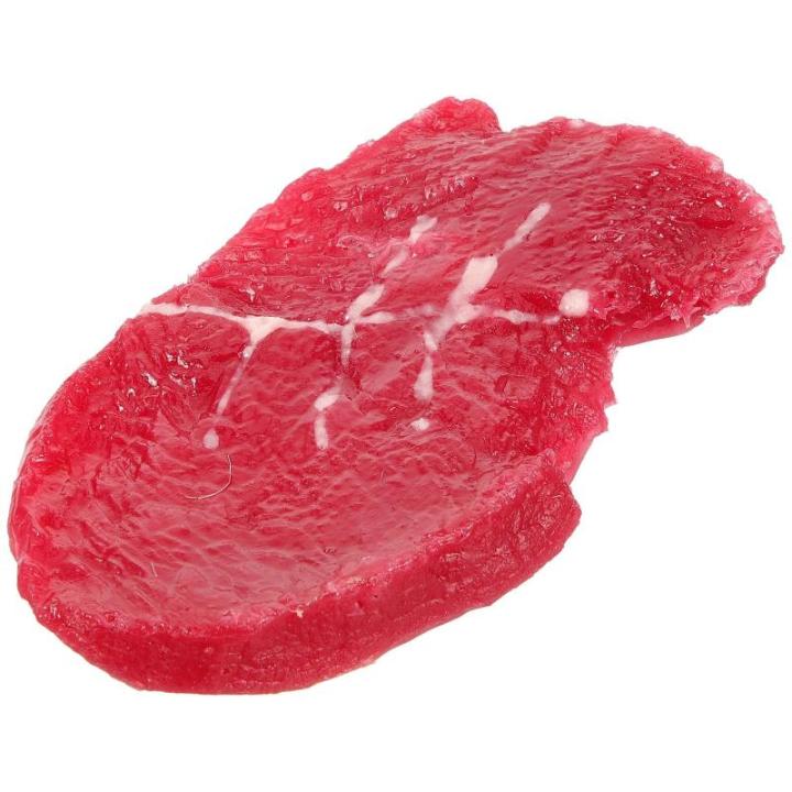 Imitatie van steaks Mini Voedsel Miniatuur Decoratie Plantaardige Voedsel Levensechte Gekookte Steaks Gesneden Rundvlees Gesimuleerde Steaks Kunstmatige Steaks