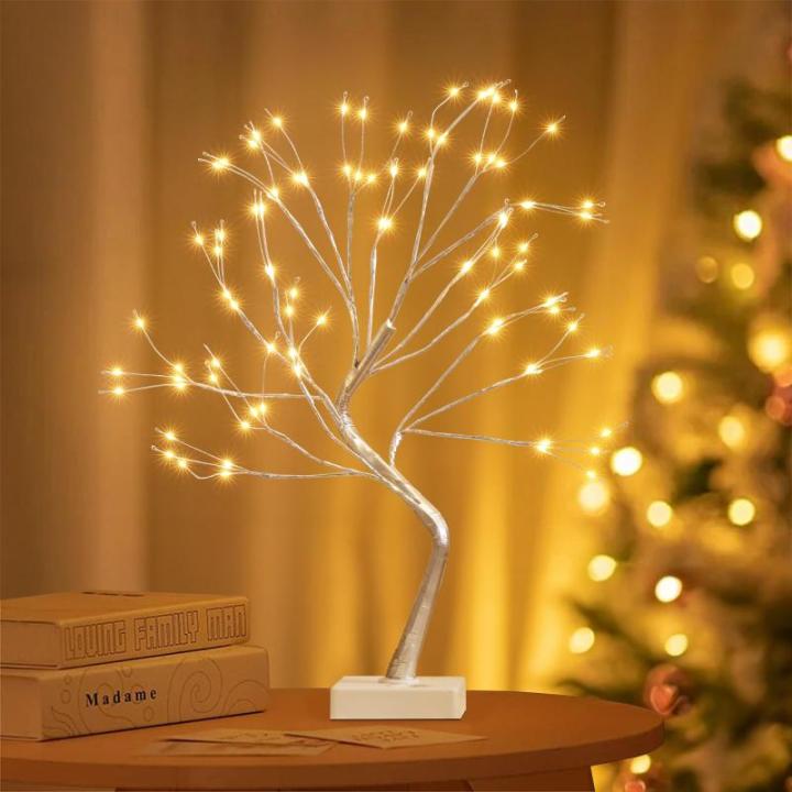 Lichtboom lichttakken voor binnen, 108 warmwitte leds, boompjes, bonsai-licht, decoratie, verstelbare takken, USB/batterijvoeding, boomlamp, decoratieve boom, verlicht boomverlicht
