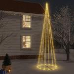 LED Weihnachtsbaum Aussen Kegelform Weihnachtsbaum Metall Warmweiß 1134 LEDs Tannenbaum Lichterbaum Weihnachtsdeko Aussen Weihnachtsbaum Tanne Groß 800 cm
