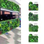 Decoratieve kunstmatige hekken 40 x 60 cm Kunstmatige Plant Gras Nep Plant Wandpanelen Kunstbloemen Hek Groene Bladeren Muur Hekken Outdoor Gesimuleerde Plant Wandpanelen Huis Tuin