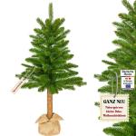Kleine kunstkerstboom, 65 cm, natuurgetrouwe replica met spuitgietelementen, kunstkerstboom, decoratie, dennenboom, kerstdecoratie (groen, 65 cm)
