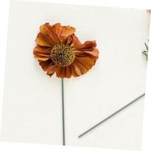 3 Sätze Blütenstiel Kunstblumen Gesteck Stielkasserolle Blumenversorgung Künstliche Blumenstange Blumenstab Für Party Gefälschte Blumenunterstützung Eisendraht Green 11 Stüc