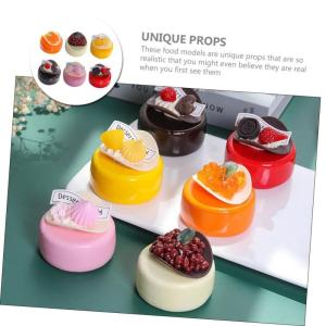 Fake Kuchen künstliche Kuchen 12 Stücke Simulation Kuchen Lebensechte Gefälschte Kuchen Modelle Dessert Modell Künstliche Dessert Decor Realistisches Essen
