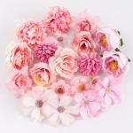20 stuks bloemkoppen mini bloemkoppen voor bruiloft thuis knutselen scrapbooking decoratie