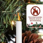 Mini-kerstboom Kleine kerstboom met verlichting, led, tafelkerstboom, klein, kunstzinnig versierd, voor kerstdecoratie, 40 cm, bruin met goud