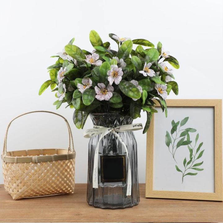 Kunstblumen Deko 30 Stück Künstliche Plastikblumen mit Einzelner Stiel Künstliche für Zuhause Party Hochzeit Blumenstrauß Pflanzgefäß Dekoration 1515