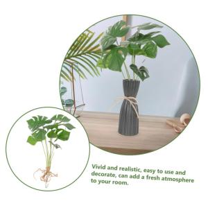 zarte Kunstpflanze bücherregal Dekoration buchregal Dekoration Büro künstliche Pflanze künstliche Monstera-Pflanze Pflanzen Büro-Faux-Pflanze Monstera-Dekor für den Haushalt 