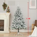 Weihnachtsbaum Weihnachtsbaum Grüner Desktop-Weihnachtsbaum Edelweiß Weihnachtskiefer Christbaum(150cm)