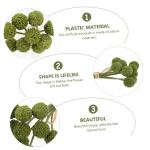 1stk Simulierte Kugelchrysantheme Blumenstrauß Für Die Braut Künstliche Blumen in Großen Mengen Seidenblumenarrangements Chrysanthemensträuße Bulk-vasen Blumensträuße Green