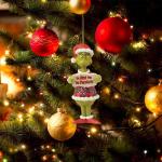 Kerstdecoratie, acryl, kerstboomversiering, groen, schattig, hangende ornamenten, kerstdecoratie, kerstversiering, feestdecoratie voor kerstfeest
