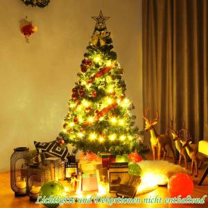 Kunstkerstboom, dennenboom met metalen standaard, pvc-naalden, kunstboom, ideaal voor thuis, kantoor, winkels en hotels, groen
