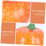 1 Satz Künstlicher Kürbis Mini-kürbisse Masse Kürbis-Fotografie-stütze Mini-kürbis-Ornamente Kleiner Halloween-kürbis Imitiertes Kürbisdekor Heimdekorationen Yellow Plastik