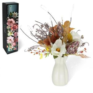 Multipack , Perzisch gras, rozenblaadjes, appelbladeren, koninklijke bloemen, herfst, voor doe-het-zelf bruiloftsboeket, feest, woondecoratie