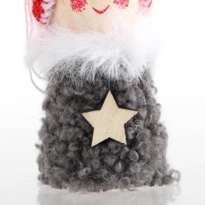 12x premium kerstboom engelen - kerstboomversieringen - sprookjesfiguur - Zweeds-Scandinavische decoratieve trollen