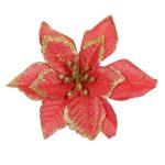10/20/40pcs Weihnachtsbaum Dekorationen Künstliche Blumen Glitzer Faux Hochzeit Blumen Ornamente Für Weihnachtsbaum Neues Jahr Home Outdoor Dekoration
