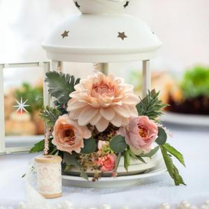 Verschiedene Kunstblumen aus Seide, Gemischte Falsch Blumen Rosen Pfingstrosen Dahlie mit Stiel für DIY Basteln Hochzeitssträuße Tafelaufsätze Kuchenblumen Arrangements Party H