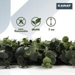 Plantenwand, , wandplanten, 50 x 50 cm, decoratie voor muur/balkon/tuin, eucalyptus, 50 x 50 cm