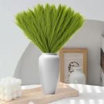 Künstliches Pampasgras, 30 Stück, natürliches getrocknetes Pampasgras für Vase, Pampasgraspflanze für Blumenstrauß, Phragmiten, Hochzeitsdekoration