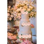 Kunstbloemen, rozen, 25 stuks, decoratieve bloemen, kunstrozen met stelen, Valentijnsdag, Moederdag, bruiloftsfeest, babyshower, woondecoratie, roze (blush pink)