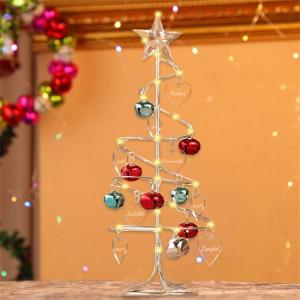 Gepersonaliseerde sneeuwpop familie kerstboom familienaam kerstboom familienaam kerstboom familie kerstdecoratie cadeau, stijl 7-1