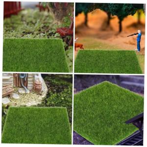 10St künstliches Moos Simulation Moosmatte gefälschter grüner Rasenteppich kunstrasenmatte kunstrasenteppich gefälschte Grasmatten dekoratives künstliches grünes Moos PVC Gre