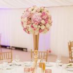 Kunstbloemkoppen, 50 stuks, kunstbloemen, rozen, voor bruiloft, feest, decoratie, doe-het-zelf (diameter 4 cm, roze)