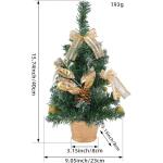 Weihnachtsbaum Geschmückt Weihnachtsbaum Klein Geschmückt Weihnachtsdeko Mini Geschmückter Weihnachtsbaum Künstlich Kleiner Weihnachtsbaum Tisch Tannenbaum für Weihnachten Dek