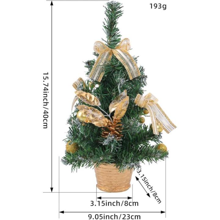 Weihnachtsbaum Geschmückt Weihnachtsbaum Klein Geschmückt Weihnachtsdeko Mini Geschmückter Weihnachtsbaum Künstlich Kleiner Weihnachtsbaum Tisch Tannenbaum für Weihnachten Dek