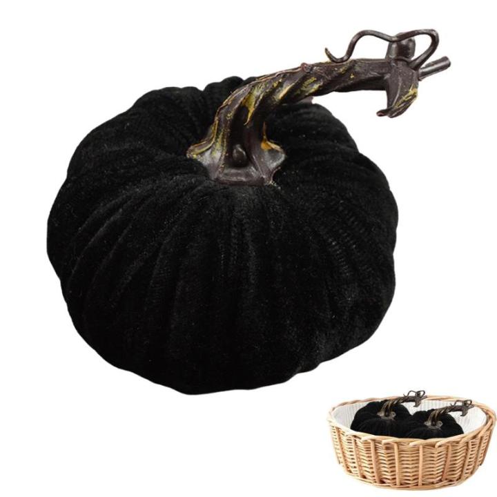 Minis Samt-Kürbisse – Künstliche Künstliche Dekorative Bunte Schaumstoff-Kürbisse | Handgemachte Halloween-Ernte-Gemüse-künstliche Simulations-Kürbisse, Bauernhaus-rustika