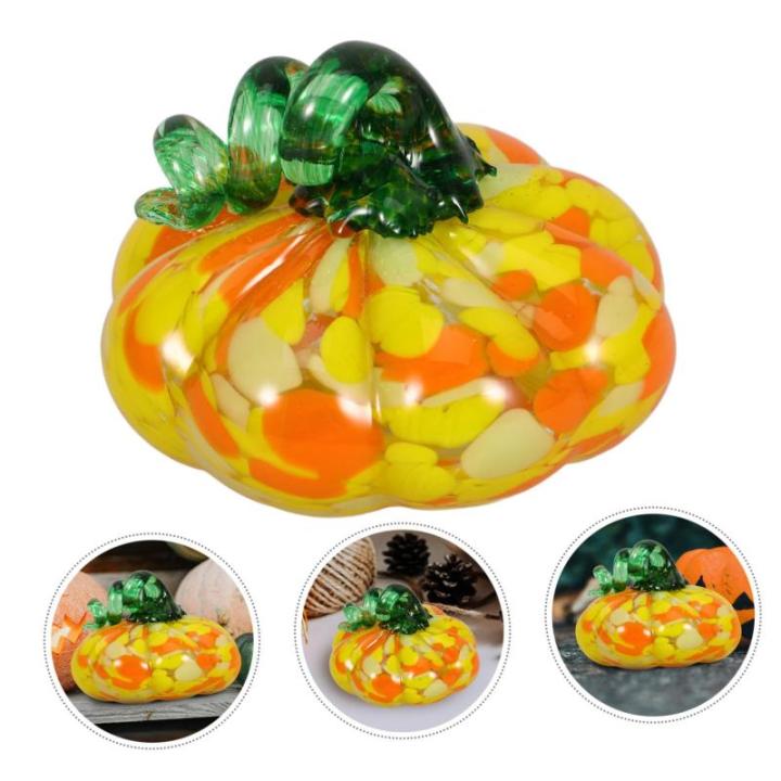 5St Kürbishandwerk Kürbis-Tischdekoration Kürbis ernten Kürbis im Herbst Kürbis-Requisite Halloween Dekoration Herbst Dekoration bastelset Kürbis-Dekor -Requisite Glas