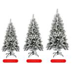 Weihnachtsbaum Weihnachtsbaum Mit Schneebesatz, Künstlicher Weihnachtsbaum, Gefälschter Weihnachtsbaum for Party-Dekoration Christbaum(150cm)