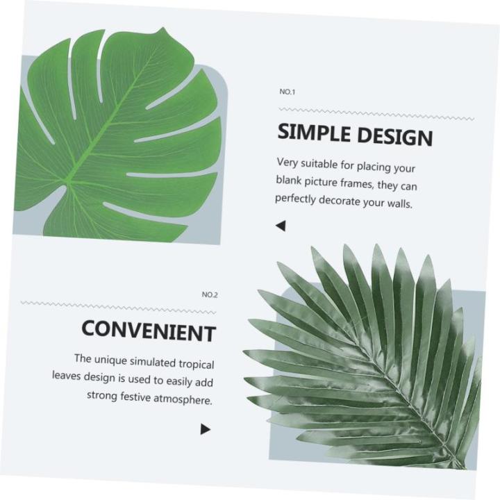 300 Stück Simulierte Schildkrötenblätter Hawaii Dekor Tropische Blätter Simulation Von Monstera Blättern Simulation Von Monstera Blättern Blumenarrangement Künstliche