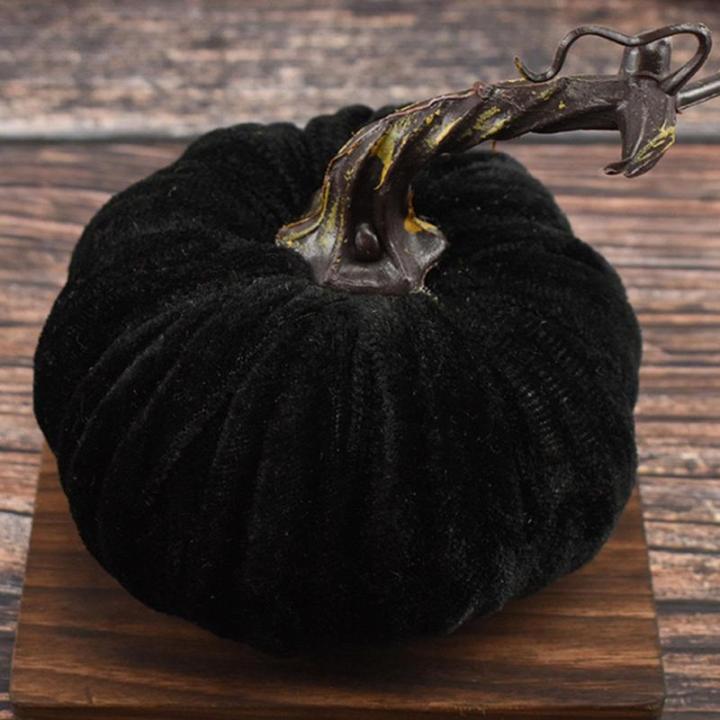 Minis Samt-Kürbisse – Künstliche Künstliche Dekorative Bunte Schaumstoff-Kürbisse | Handgemachte Halloween-Ernte-Gemüse-künstliche Simulations-Kürbisse, Bauernhaus-rustika