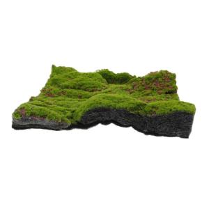 Simulation Moos Rasen Gartengras-wanddekoration Kunstrasen Rasen Panel Künstliches Gartengras Künstliche Moosfelsenmatte Dekoratives Gartenmoos Grünes Mooskugeldekor Green Plast