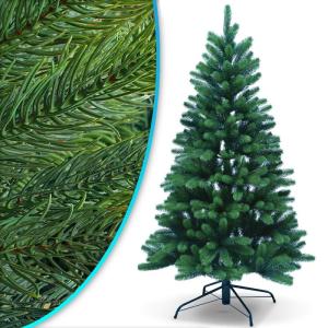 Kerstboom Xmas Premium 150 cm - kunstmatige volle PE dennenboom van 100% spuitgegoten - bedrieglijk echte kunstboom - B1 moeilijk ontvlambaar - metalen standaard - modulaire opbouw