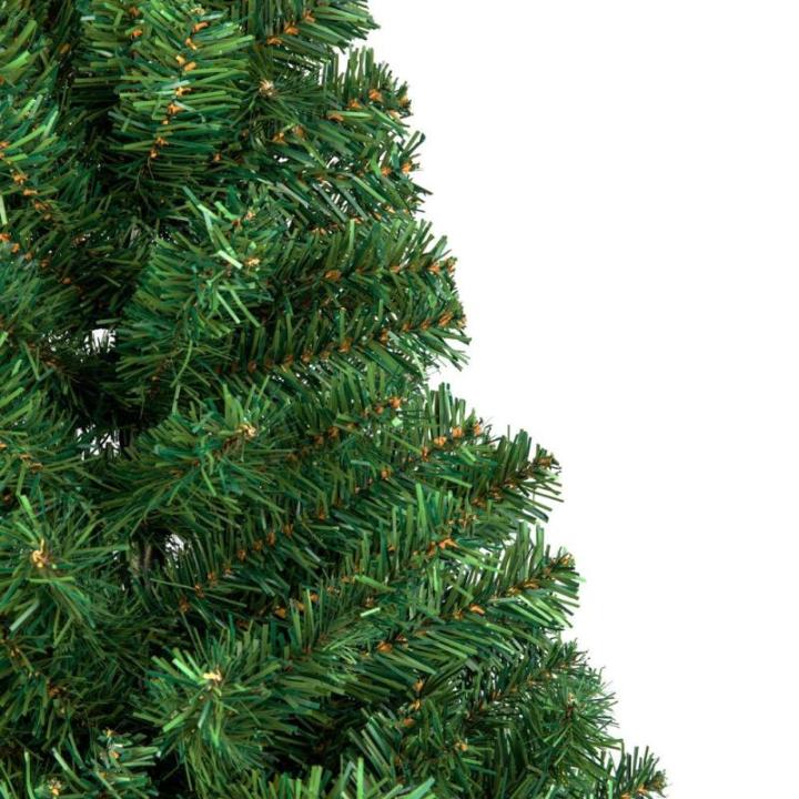2,44 m künstlicher Weihnachtsbaum, unbeleuchtet, künstlicher Weihnachtsbaum mit Scharnier, 1138 Zweigspitzen und faltbarem Metallständer, Weihnachtsweihnachtsbaum für Zuhause, 