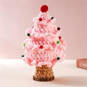 Künstlicher Weihnachtsbaum Tannenbaum Christbaum Tanne Unecht Weihnachtsdeko, Naturgetreue Spritzguss Elemente Christbaumschmuck (Rosa,Ball)