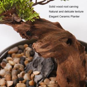 Künstlicher Bonsai-Baum Chinesischer künstlicher Bonsai-Baum, künstliche Pflanzen, künstliche Pflanzen for den Innenbereich, Dekor mit Keramiktöpfen for Zuhause, Tisch, Büro,
