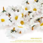 200 stuks kleine , slinger, , witte madeliefjes voor slingers, corsages, bloemenornamenten