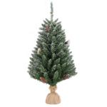 Mini 60cm Künstlicher Weihnachtsbaum Mit LED Beleuchtung, Weihnachtsbaum Künstlich Klein, Weihnachtsbaum, Mini Tischplatte Tannenbaum für Weihnachtsdeko (Stil 3, 90cm)